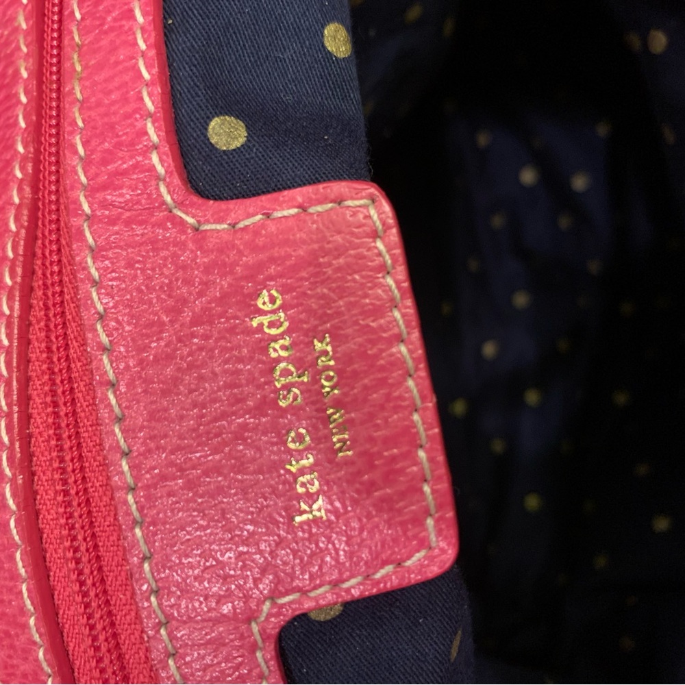 Kate Spade Red and Pink Tote with Structured Design - Picture 11 of 11